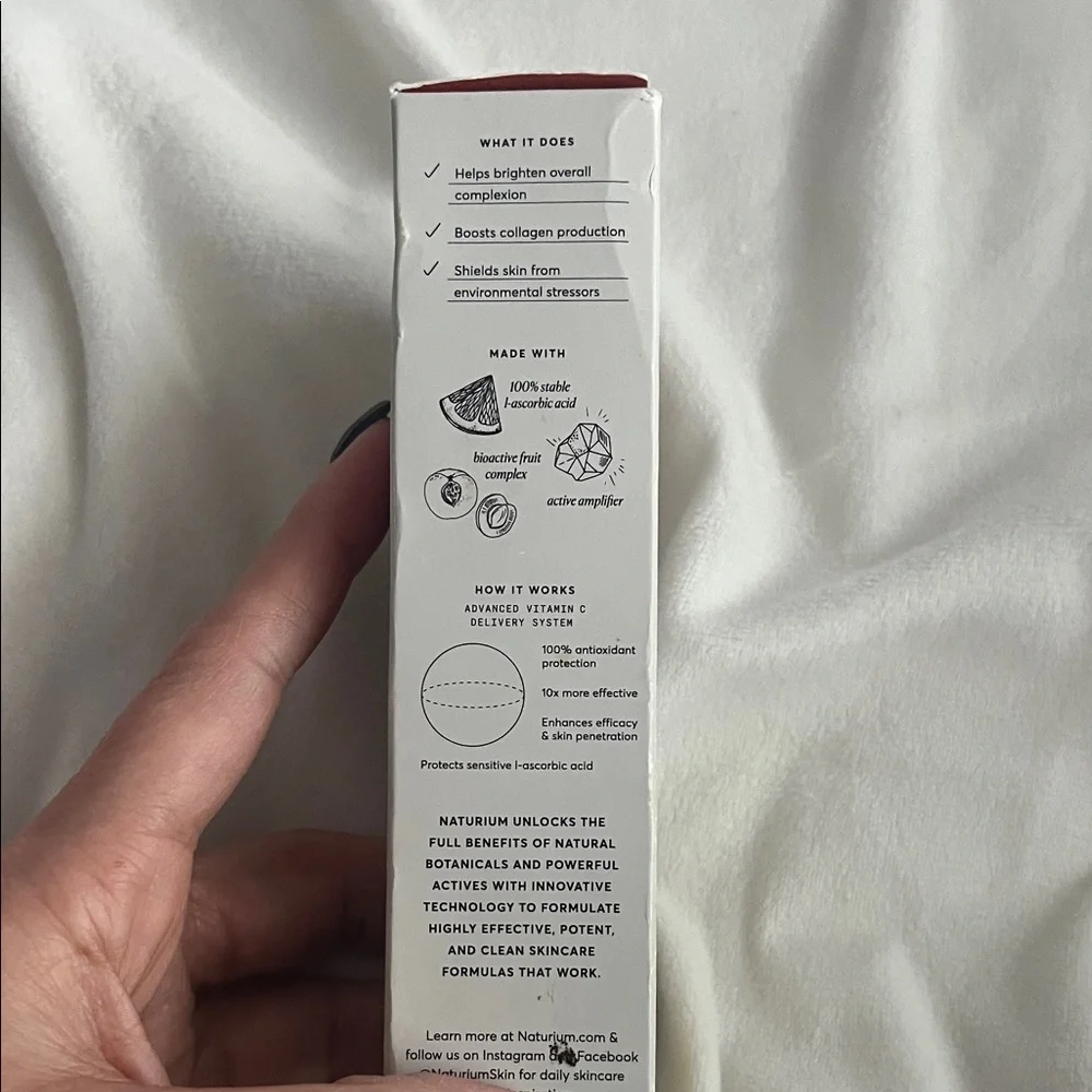 Naturium Vitamin C Complex Serum - Red and White